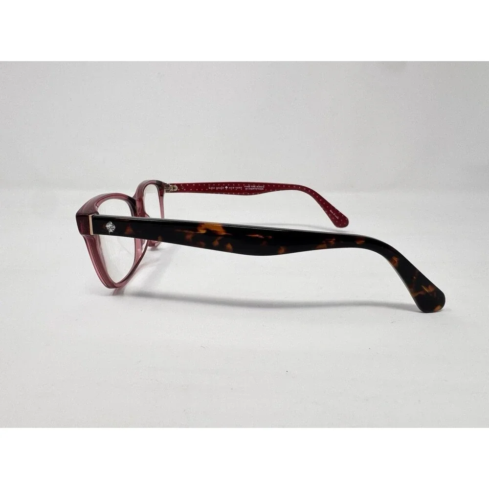 Kate Spade Cailin/F YDC Eyeglass Frames Only 145 Red Polka Dot Black Authentic